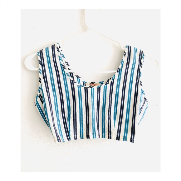 Vintage Crop Top/ made in Japan - Picture 2 of 3